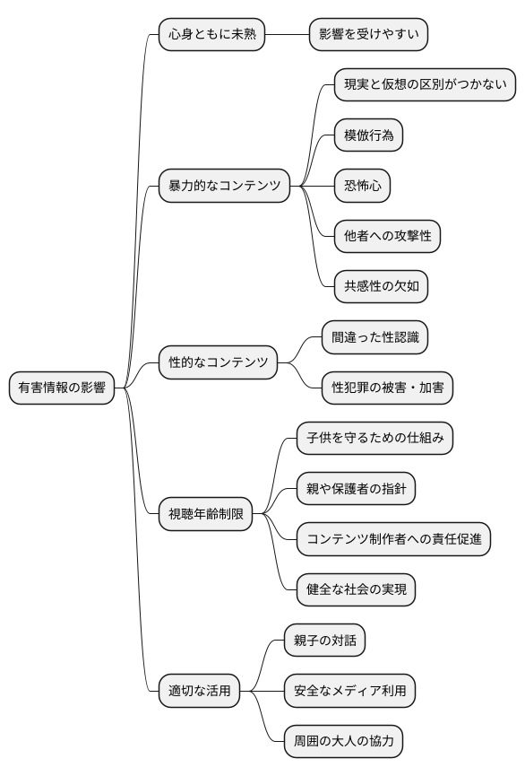 視聴年齢制限の重要性